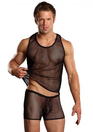 Tanktop van Stretchnet - S/M - Afbeelding 1