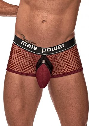Cock Pit - Mini Cockring Short - burgundy - L - Afbeelding 1