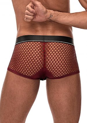 Cock Pit - Mini Cockring Short - burgundy - L - Afbeelding 2