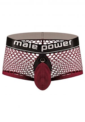 Cock Pit - Mini Cockring Short - burgundy - L - Afbeelding 5