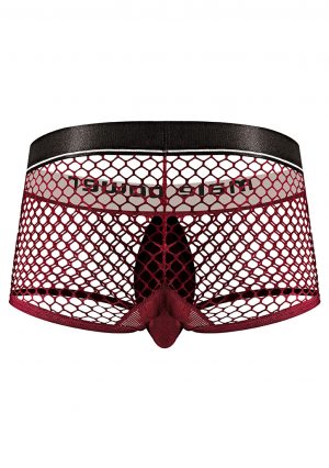 Cock Pit - Mini Cockring Short - burgundy - L - Afbeelding 7