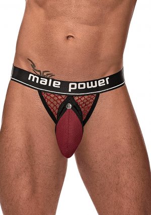 Cockpit - Cockring Jock - burgundy - L/XL - Afbeelding 3