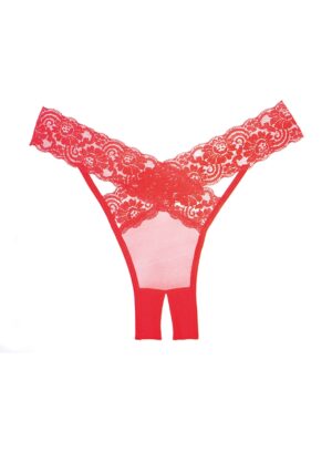 Adore Desire Panty ( Crotchless ) - Red - O/S - Afbeelding 2