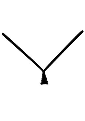 Adore Wetlook Panty - Black - O/S - Afbeelding 4