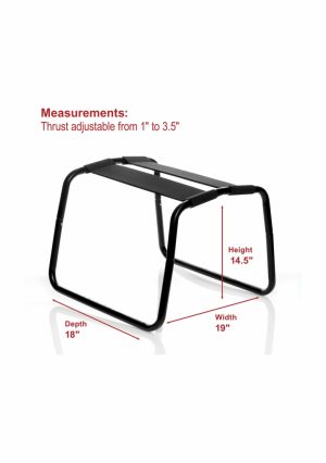 4-in-1 Bangin Bench w/ Sex Machine - Black - Afbeelding 10