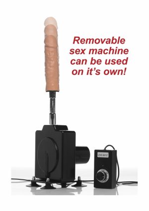 4-in-1 Bangin Bench w/ Sex Machine - Black - Afbeelding 11