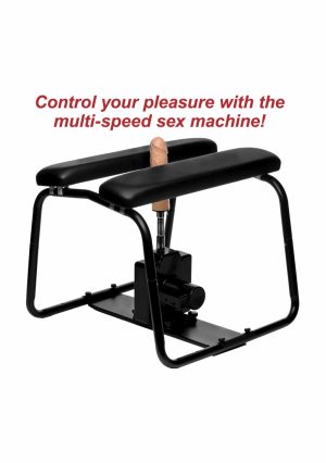4-in-1 Bangin Bench w/ Sex Machine - Black - Afbeelding 5