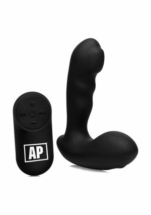 7X P-MILKER Silicone Pspot Stimulator - Black - Afbeelding 1