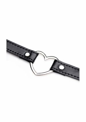 Dark Heart Chrome Heart Black Choker - Black - Afbeelding 10