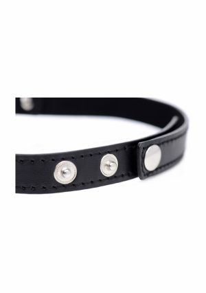 Dark Heart Chrome Heart Black Choker - Black - Afbeelding 3