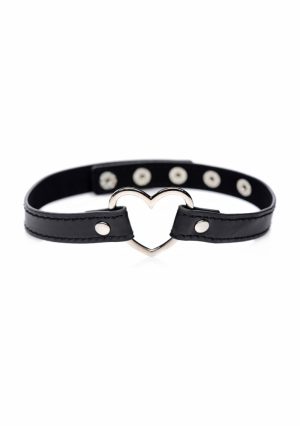 Dark Heart Chrome Heart Black Choker - Black - Afbeelding 7