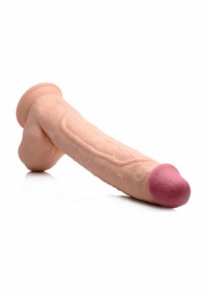 Raging Rhino 17 Inch Veiny Dildo - Flesh - Afbeelding 6