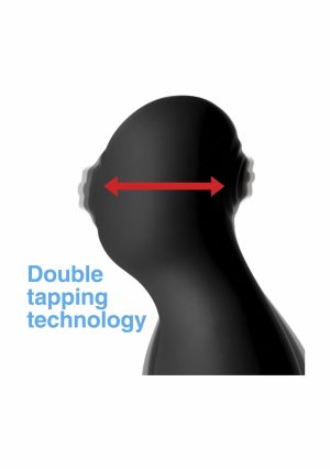 6X P-POUNCE Double Tapping Prostate Stim - Black - Afbeelding 11