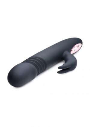 Royal Rabbits Bunny Thrust 10X Thrusting Rabbit Vibrator - Black - Afbeelding 11