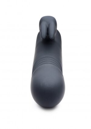 Royal Rabbits Bunny Thrust 10X Thrusting Rabbit Vibrator - Black - Afbeelding 7