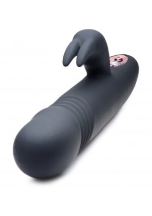 Royal Rabbits Bunny Thrust 10X Thrusting Rabbit Vibrator - Black - Afbeelding 8