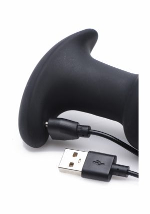 Gyro R 10X Curved Rimming Plug with RC - Black - Afbeelding 10