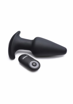 Gyro R 10X Curved Rimming Plug with RC - Black - Afbeelding 2