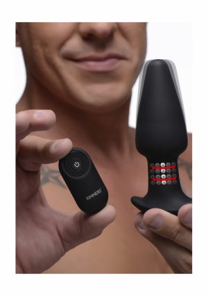 Gyro R 10X Curved Rimming Plug with RC - Black - Afbeelding 9