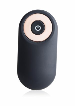 Gyro M 10X Curved Rimming Plug with RC - Black - Afbeelding 3