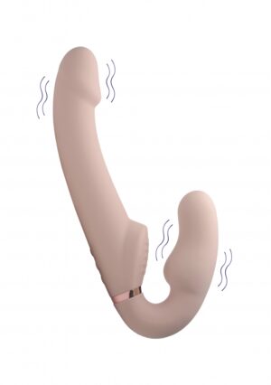 10X Evoke Ergo-Fit Inflatable Vibrating Strapless Strap-On- F - Afbeelding 12