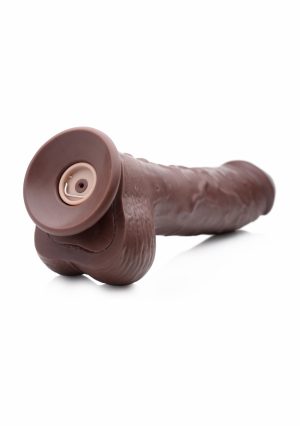 LDZ 7" Squirting Dildo - Dark - Afbeelding 4