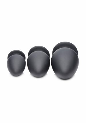Squeezable Small Anal Plug - Black - Afbeelding 2