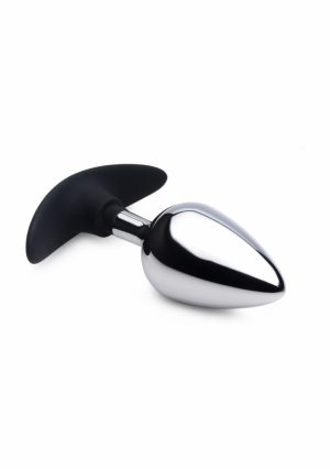 Dark Invader Metal & Silicone Anal Plug - Large - Afbeelding 2