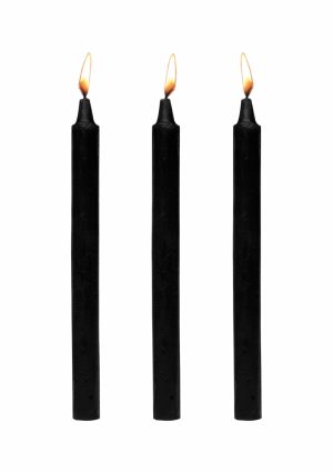Dark Drippers Fetish Drip Candles Set of 3 - Black - Afbeelding 1