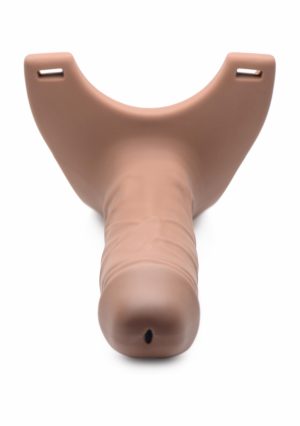 SM Hollow Silicone Dildo Strap-On - Flesh - Afbeelding 2