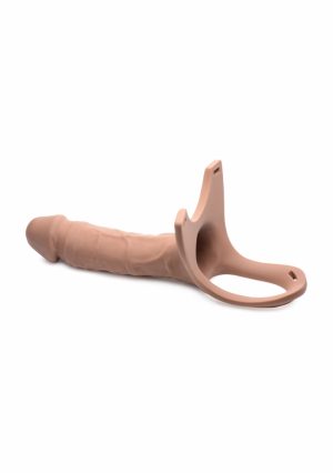 SM Hollow Silicone Dildo Strap-On - Flesh - Afbeelding 3