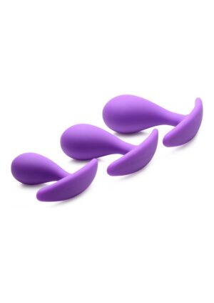 Booty Poppers Silicone Anal Trainer Set - Purple - Afbeelding 5