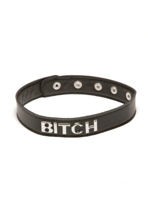 X-Play "bitch" collar - Black - Afbeelding 1