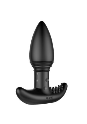 B-STROKER Remote Unisex Massager with Rimming Beads - Black - Afbeelding 3