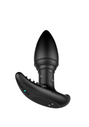 B-STROKER Remote Unisex Massager with Rimming Beads - Black - Afbeelding 4