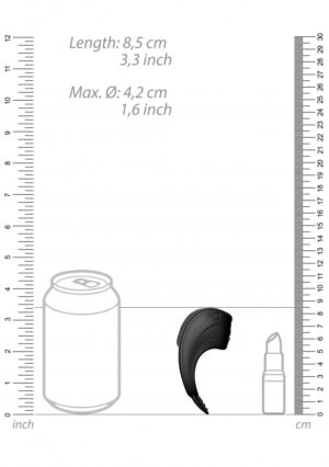 Cock Ring - C-spot Massager - Black - Afbeelding 4