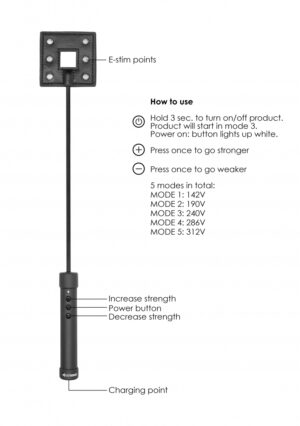 E-stim Crop - Black - Afbeelding 5