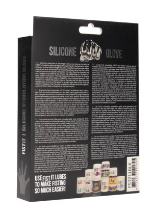 Silicone Stimulation Glove - Black - Afbeelding 3