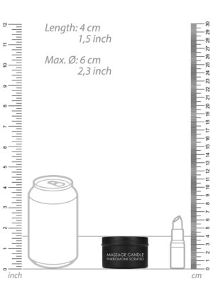 Massage Candle - Pheremone Scented Black - Afbeelding 4