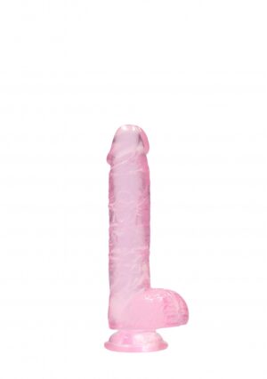 6" / 15 cm Realistic Dildo with Balls Pink - Afbeelding 1