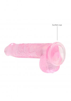 6" / 15 cm Realistic Dildo with Balls Pink - Afbeelding 5