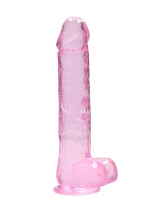 9" / 22 cm Realistic Dildo with Balls Pink - Afbeelding 1