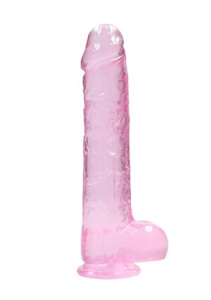 9" / 22 cm Realistic Dildo with Balls Pink - Afbeelding 4
