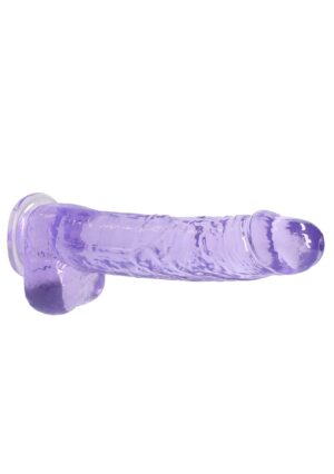 9" / 22 cm Realistic Dildo with Balls Purple - Afbeelding 6