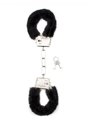 Furry Handcuffs - Black - Afbeelding 1
