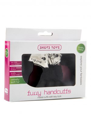 Furry Handcuffs - Black - Afbeelding 2
