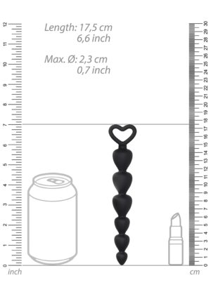 Silicone Anal Beads - Black - Afbeelding 4