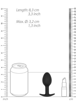 N0. 89 - Self Penetrating Butt Plug - Black - Afbeelding 4