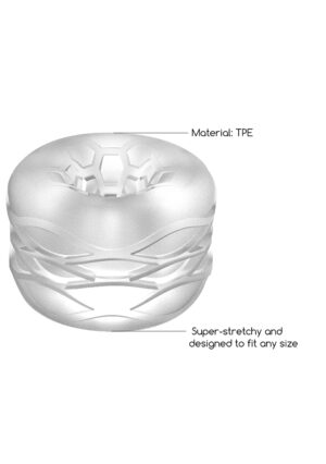 N0. 93 - Reversible Masturbator and Bumper - Transparent - Afbeelding 5