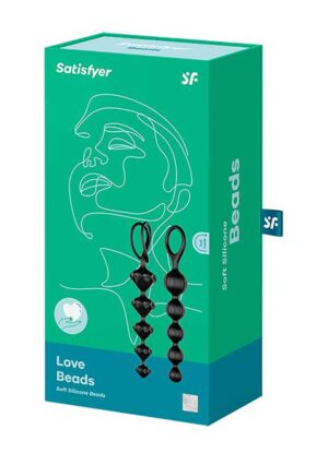 Love Beads Set of 2 - Black - Afbeelding 2